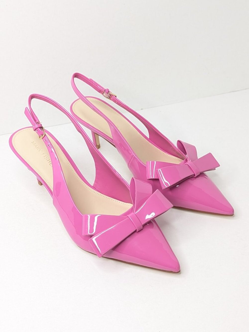 Marc Fisher Allon Slingback Heels Pink Womens 10